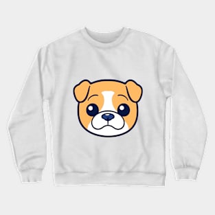 dog head Crewneck Sweatshirt